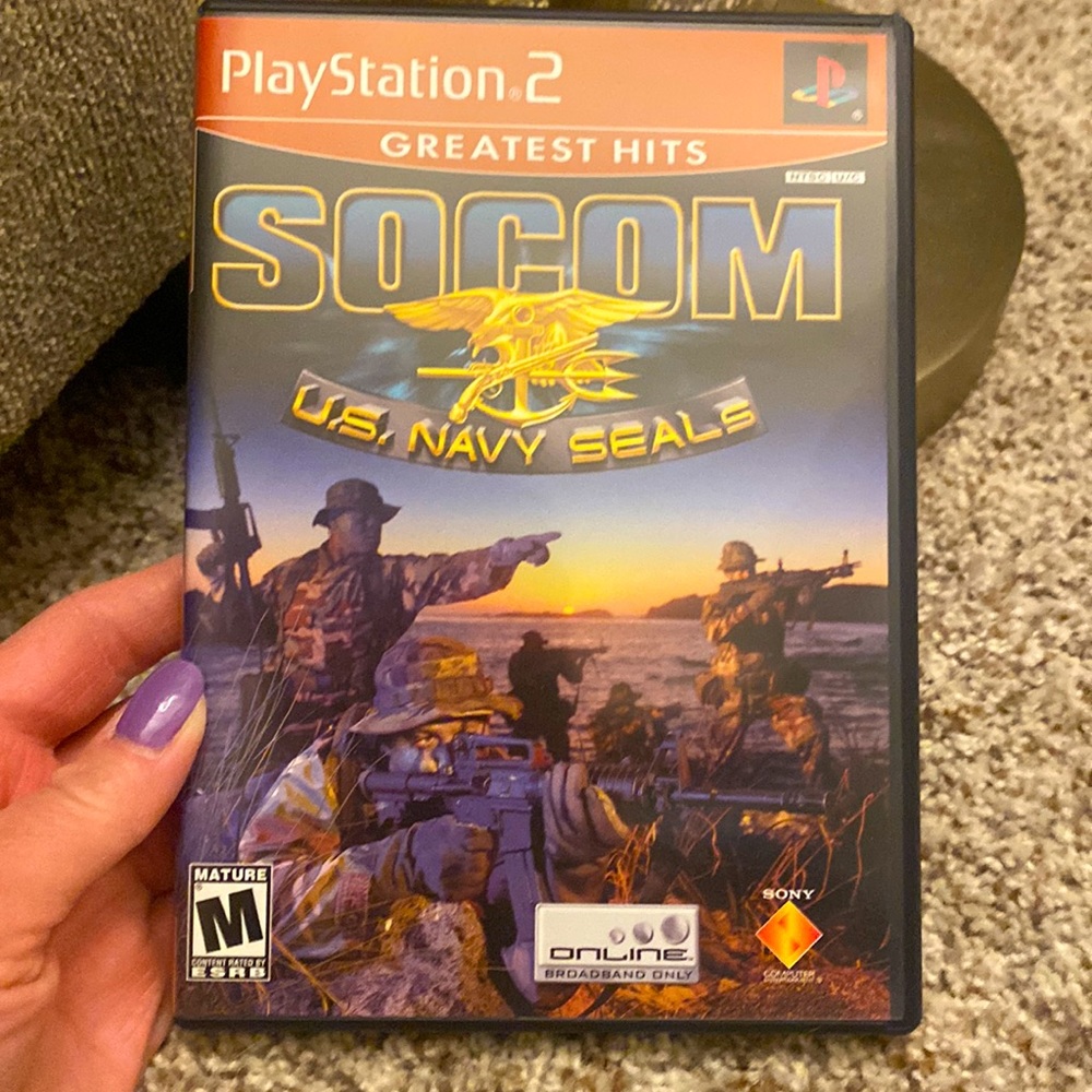 PS2 Greatest Hits Socom US Navy Seals game - in EXCELLENT CONDITION